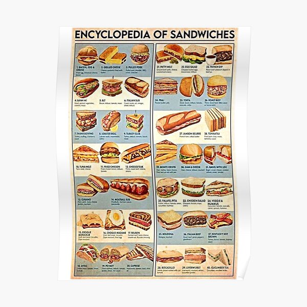 Tous les sandwichs! Poster