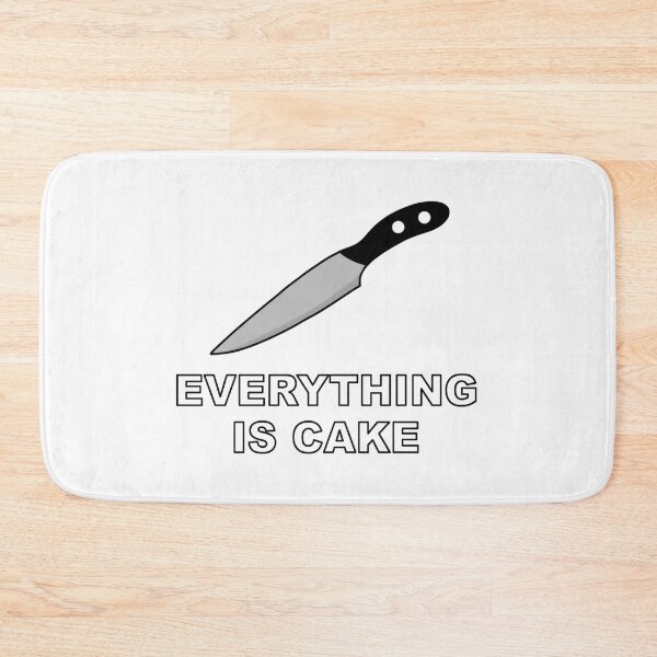 Item preview, Everything is cake meme kitchen knife designed and sold by PeppaThePenguin.