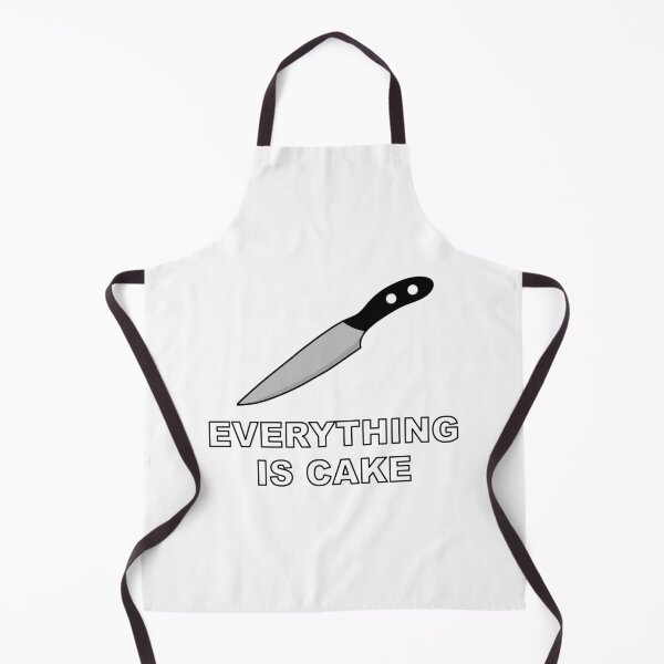 Item preview, Everything is cake meme kitchen knife designed and sold by PeppaThePenguin.