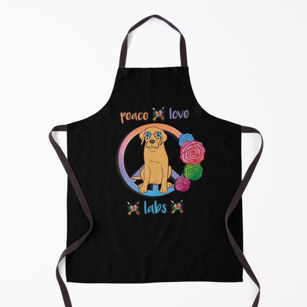 Item preview, Hippie Peace Love Labrador Retrievers designed and sold by DeesDeesigns.