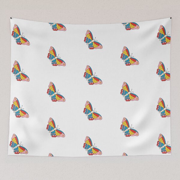Item preview, Colorblock Butterfly Illustration designed and sold by Ginial.
