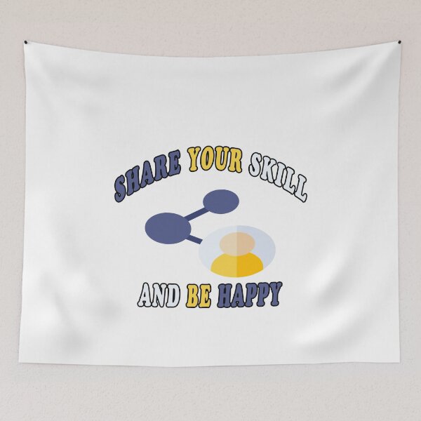 Item preview, Share Your Skill And Be Happy designed and sold by majeed10.