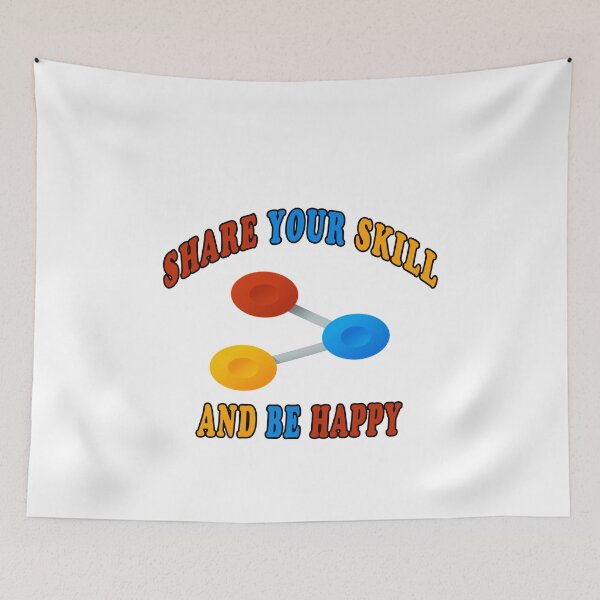 Item preview, Share Your Skill And Be Happy designed and sold by majeed10.