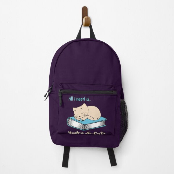 Item preview, All I Need is Books and Cats designed and sold by DeesDeesigns.