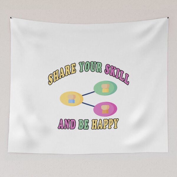 Item preview, Share Your Skill And Be Happy designed and sold by majeed10.