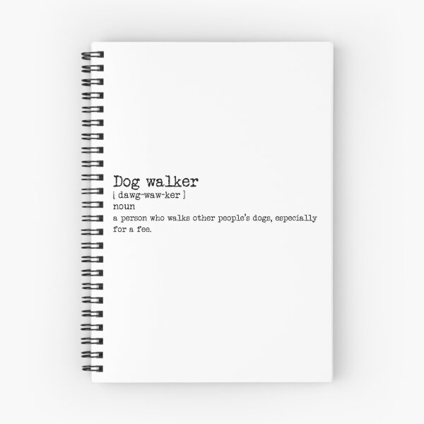 Item preview, Professional Dog walker dictionary definition and description designed and sold by bdws.