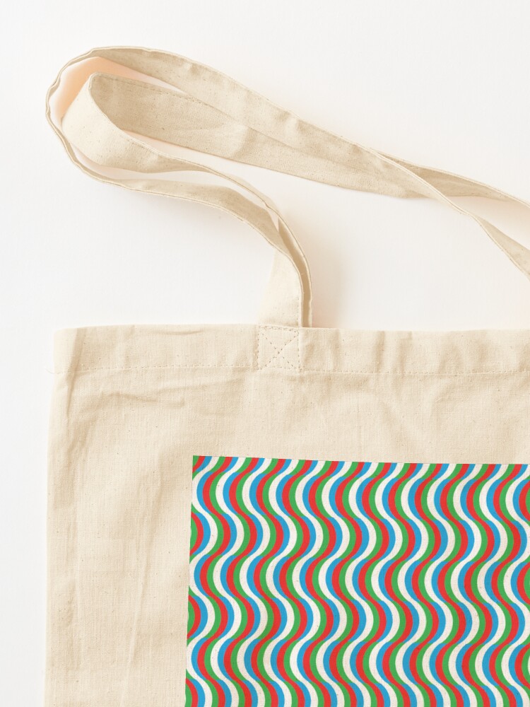 Alternate view of Psychedelic Waves Tote Bag