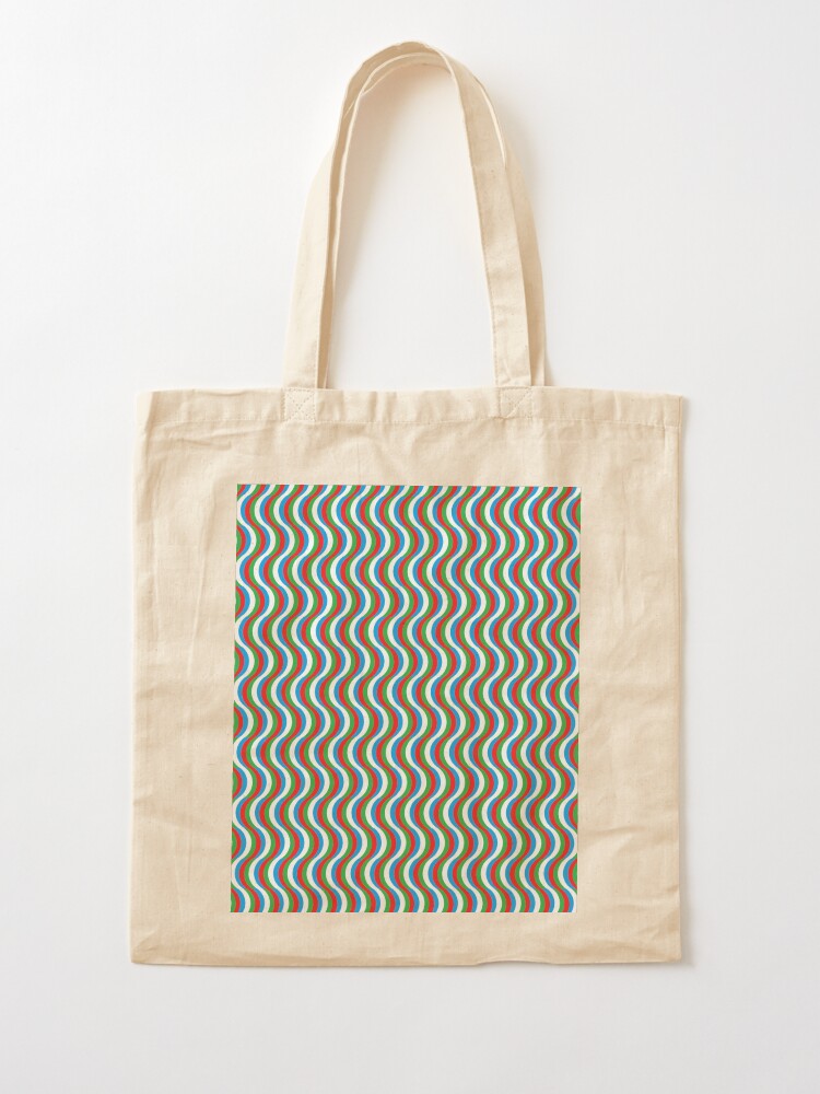 Alternate view of Psychedelic Waves Tote Bag