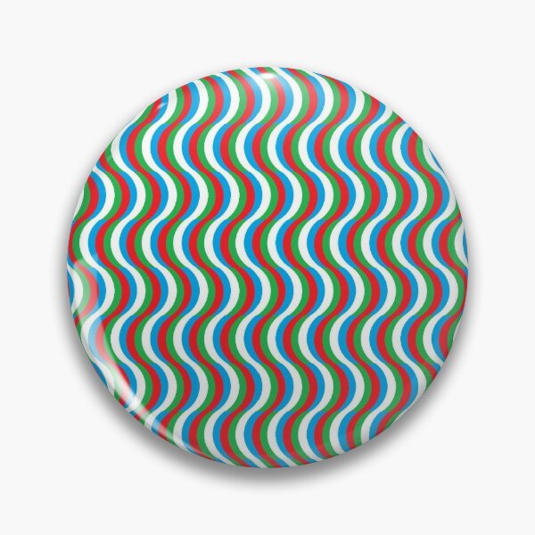 Psychedelic Waves Pin