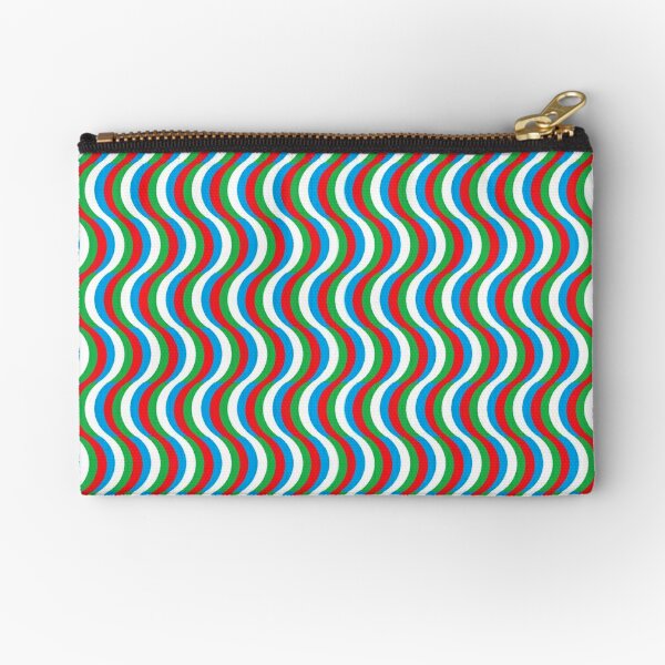 Psychedelic Waves Zipper Pouch