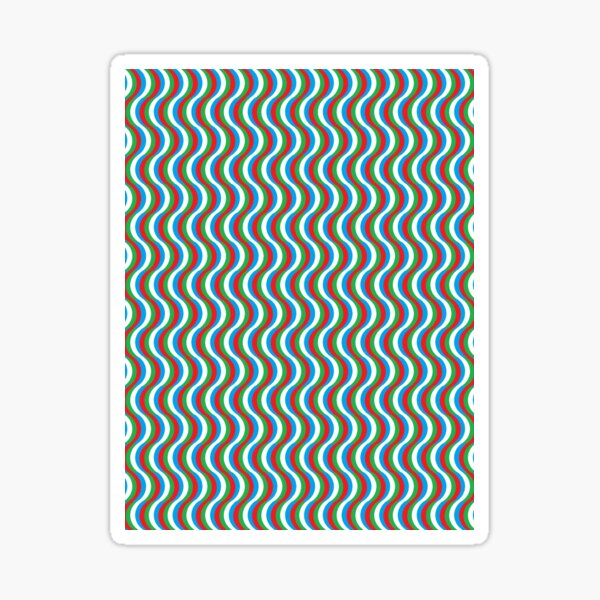 Psychedelic Waves Sticker