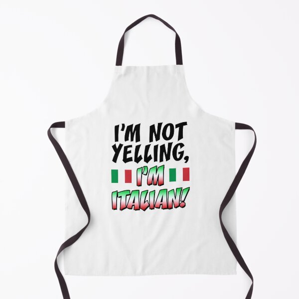Item preview, Not Yelling I'm Italian Flag Italy designed and sold by jaycartoonist.