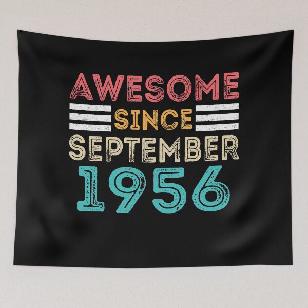 Item preview, Retro Vintage 64th Birthday - Awesome Since September 1956 designed and sold by meedTee.