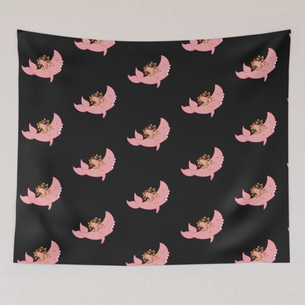 Item preview, Pink Shark wearing a strawberries Crown designed and sold by garhoud.