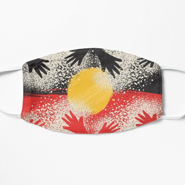 Awesome Aboriginal Art Flat Mask