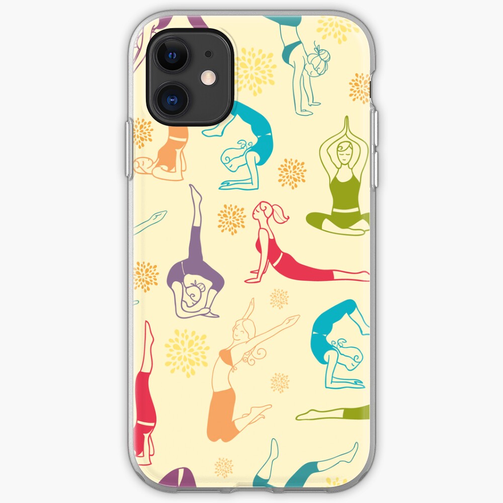 Fun workout pattern iPhone Case & Cover