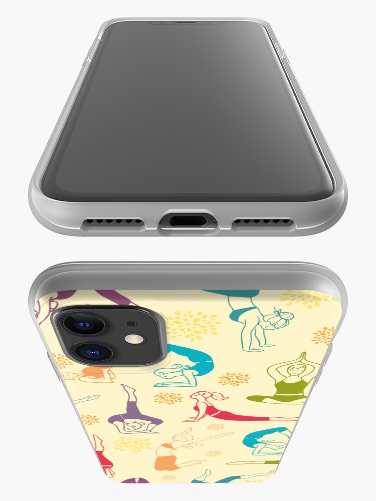 Alternate view of Fun workout pattern iPhone Case & Cover