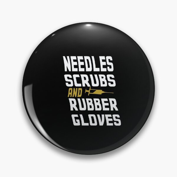 Item preview, Needles Scrubs And Rubber Gloves designed and sold by alikassi.