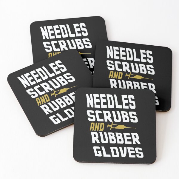 Item preview, Needles Scrubs And Rubber Gloves designed and sold by alikassi.
