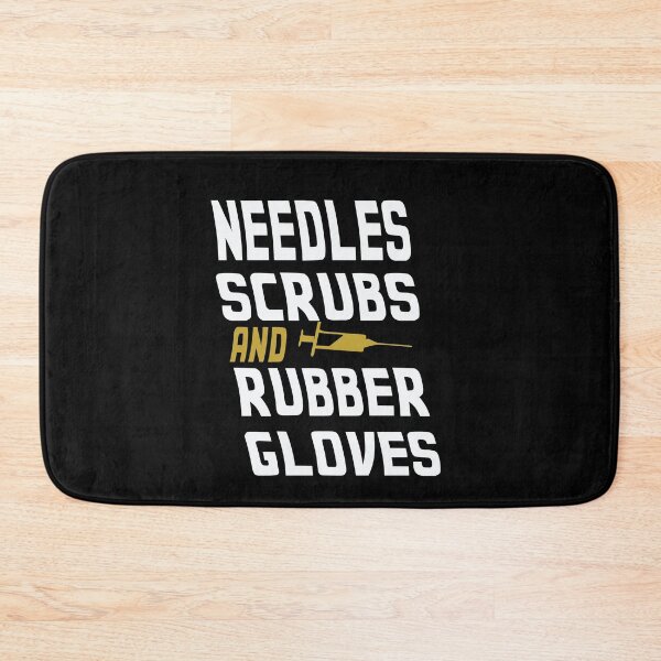 Item preview, Needles Scrubs And Rubber Gloves designed and sold by alikassi.