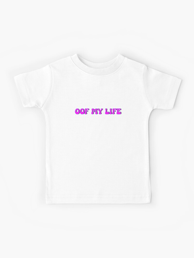 Oof Roblox Games Bubble Gum Kids T Shirt By T Shirt Designs Redbubble - roblox neon pink greeting card by t shirt designs redbubble