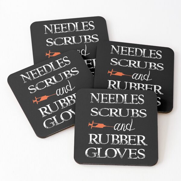 Item preview, Needles Scrubs And Rubber Gloves designed and sold by alikassi.