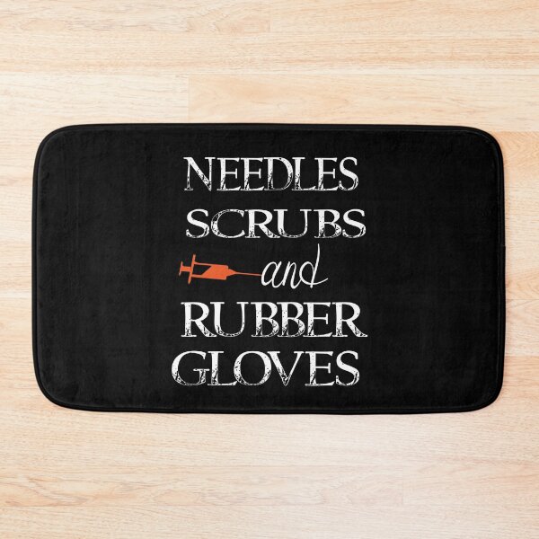 Item preview, Needles Scrubs And Rubber Gloves designed and sold by alikassi.