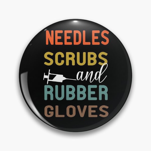 Item preview, Needles Scrubs And Rubber Gloves designed and sold by alikassi.