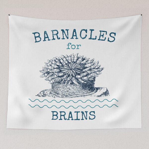 Item preview, Barnacles for Brains Funny Print designed and sold by FortuneTee.