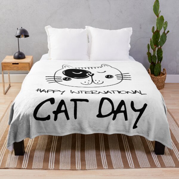 Item preview, Happy International Cat Day designed and sold by AbraFero.