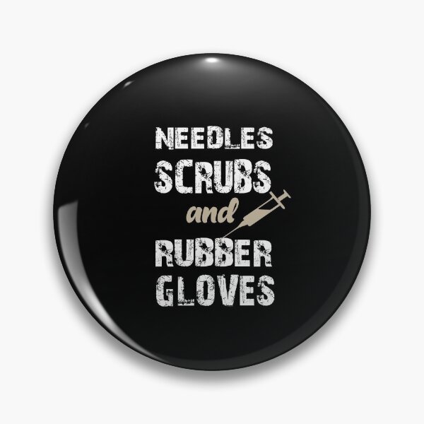 Item preview, Needles Scrubs And Rubber Gloves designed and sold by alikassi.