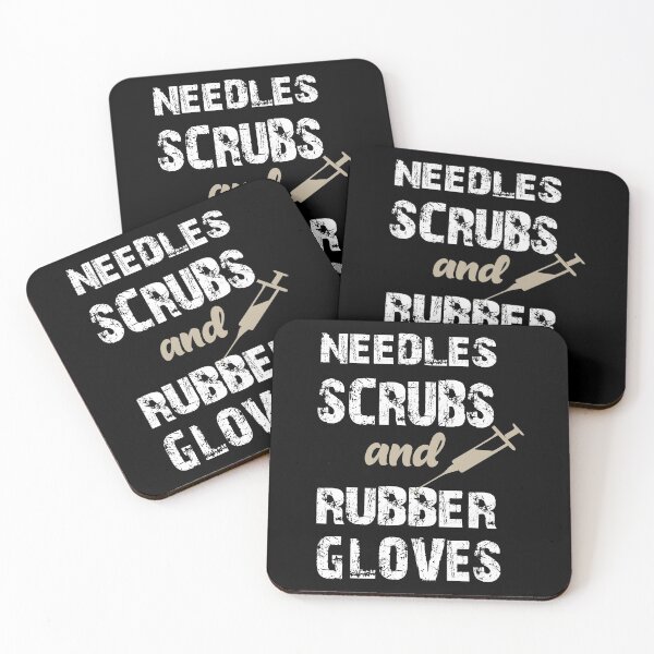 Item preview, Needles Scrubs And Rubber Gloves designed and sold by alikassi.