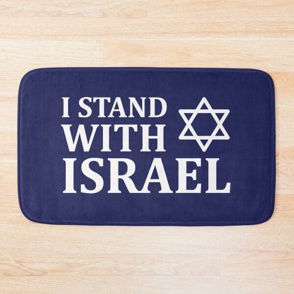 Item preview, I Stand with Israel for dark apparel  designed and sold by MeLoveIsrael.