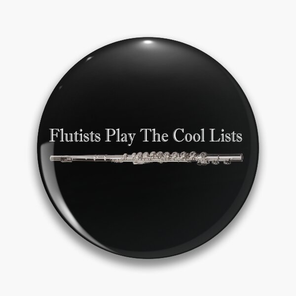 Item preview, Flutists Play The Cool Lists designed and sold by Robirk.