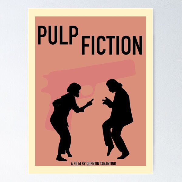 Pulp Fiction Poster Poster for Sale by KliMenta, poster pulp fiction 