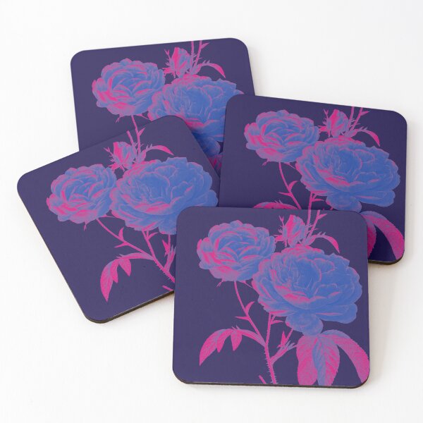 Item preview, Bi Pride Vintage Roses Art designed and sold by Vernen Ink.