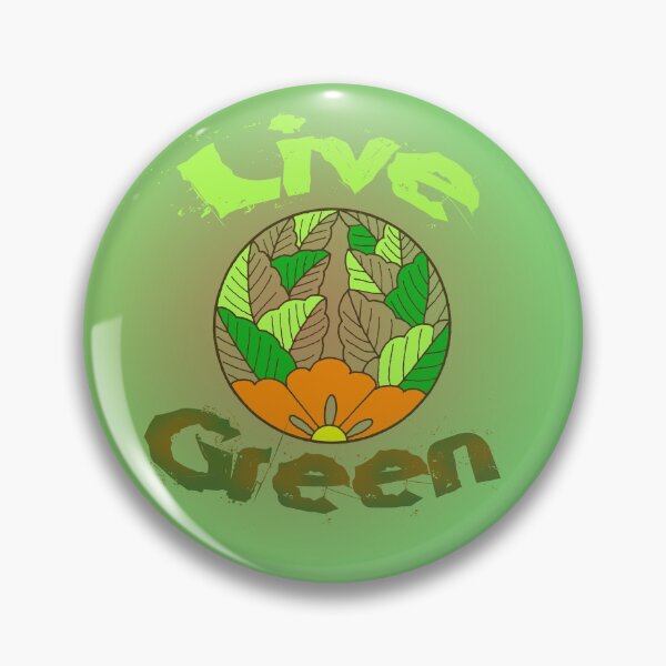 Item preview, Live Green environmental message designed and sold by FerretSteph.