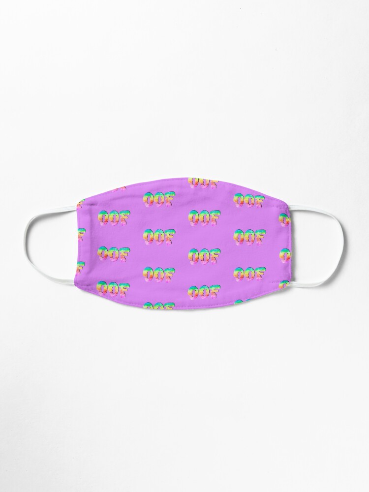 Oof Roblox Games Tie Dye Mask By T Shirt Designs Redbubble - pink glasses roblox