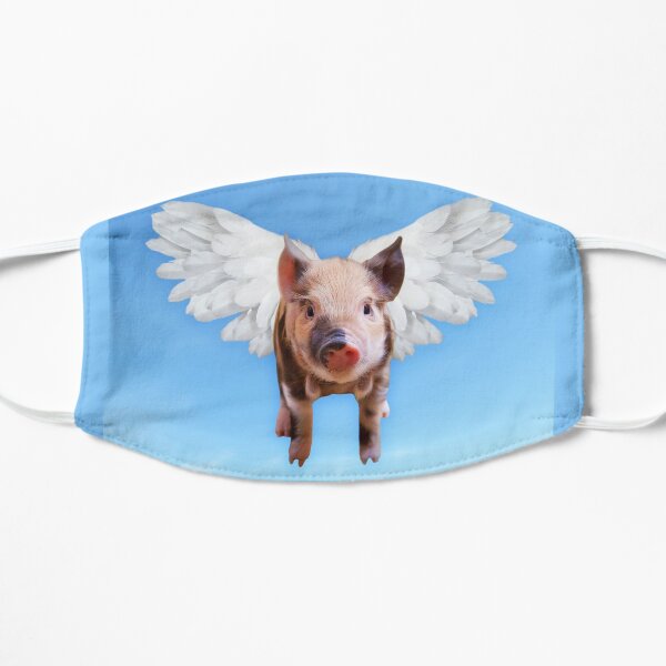 Pigs can fly Flat Mask