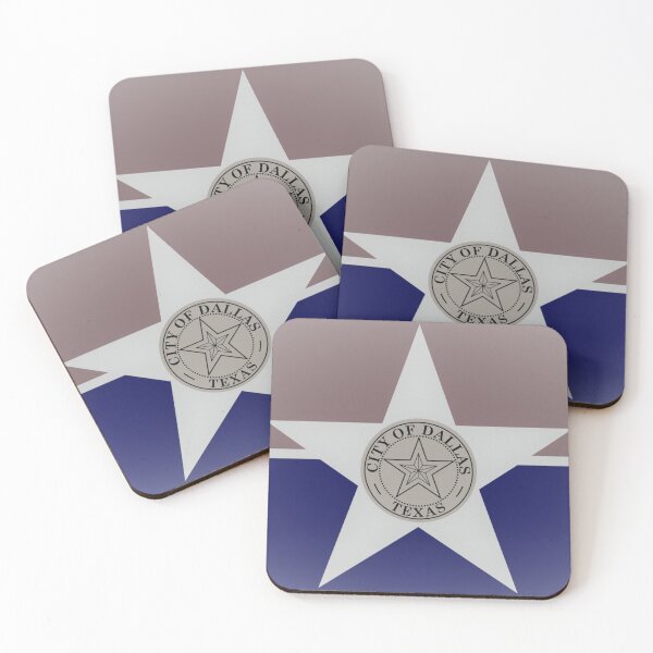 Item preview, Dallas Texas City Flag ( Denim Vignette ) designed and sold by FiveRedBats.