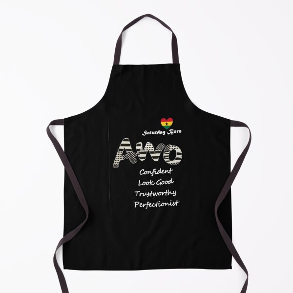 Artikelvorschau, Samstag geborener ghanaischer weiblicher Name 'Awo' in schwarz und weiß entworfen und verkauft von WhoWeAre.