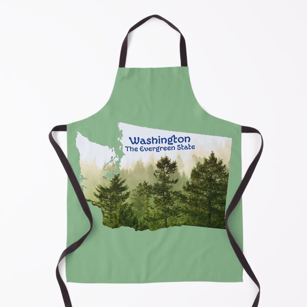 Item preview, Washington Map with State Nickname: The Evergreen State designed and sold by Havocgirl.