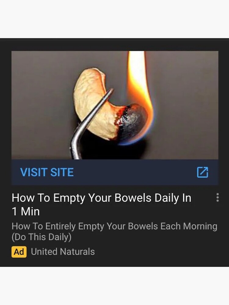 "How To Empty Your Bowels Daily In 1 Min" Sticker by JovianSlim Redbubble