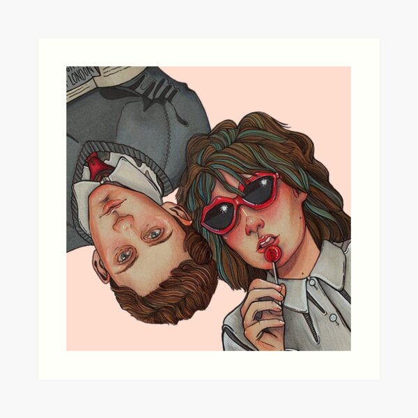 Dating Amber (Eddie + Amber) Art Print