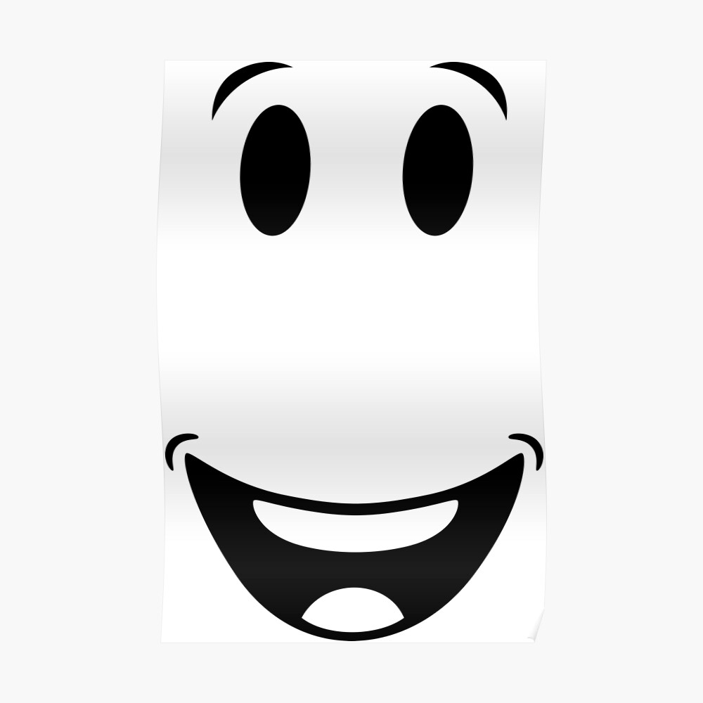 Roblox Faces Smile Mask By Joanwagner Redbubble - melting face roblox