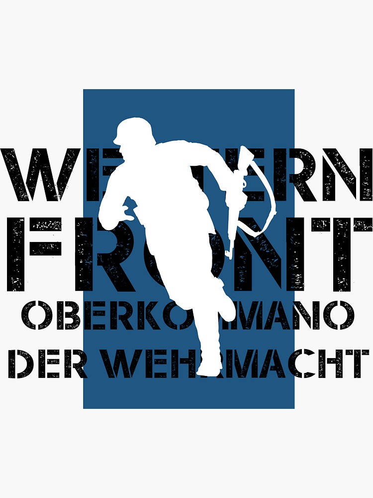"Western Front" Sticker for Sale by TeutonDesigns | Redbubble