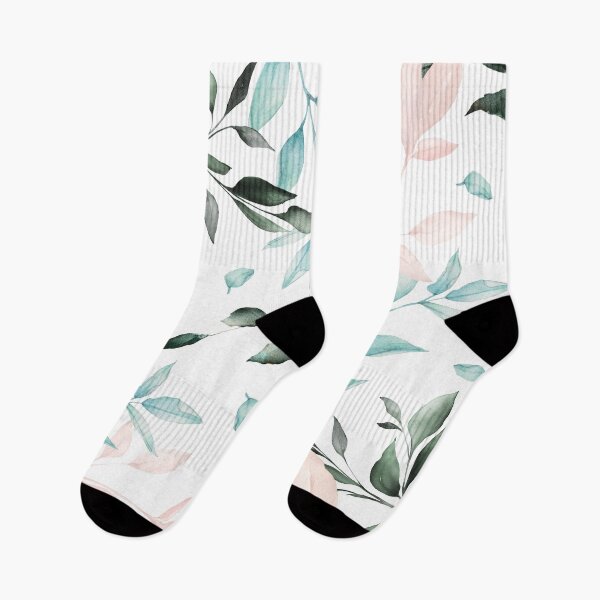 Item preview, Romantic Greenery Watercolor Pattern designed and sold by DaisyMarroquin.