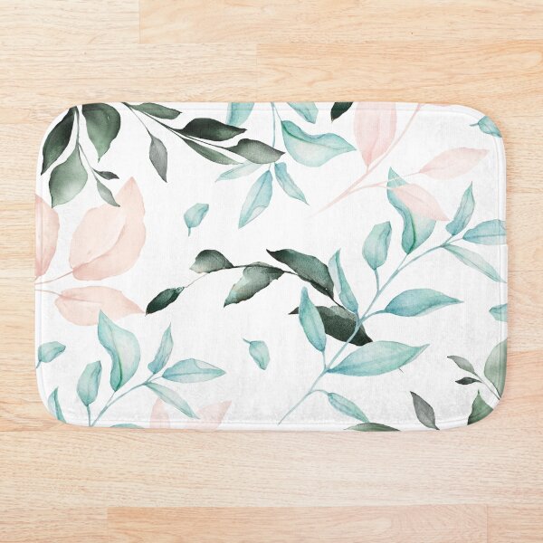 Item preview, Romantic Greenery Watercolor Pattern designed and sold by DaisyMarroquin.