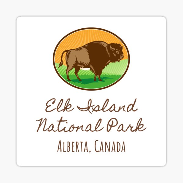 Elk Island National Park- Alberta, Canada Sticker