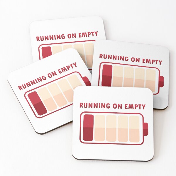 Item preview, Running on Empty (Red Edition) designed and sold by SarcasticWords.
